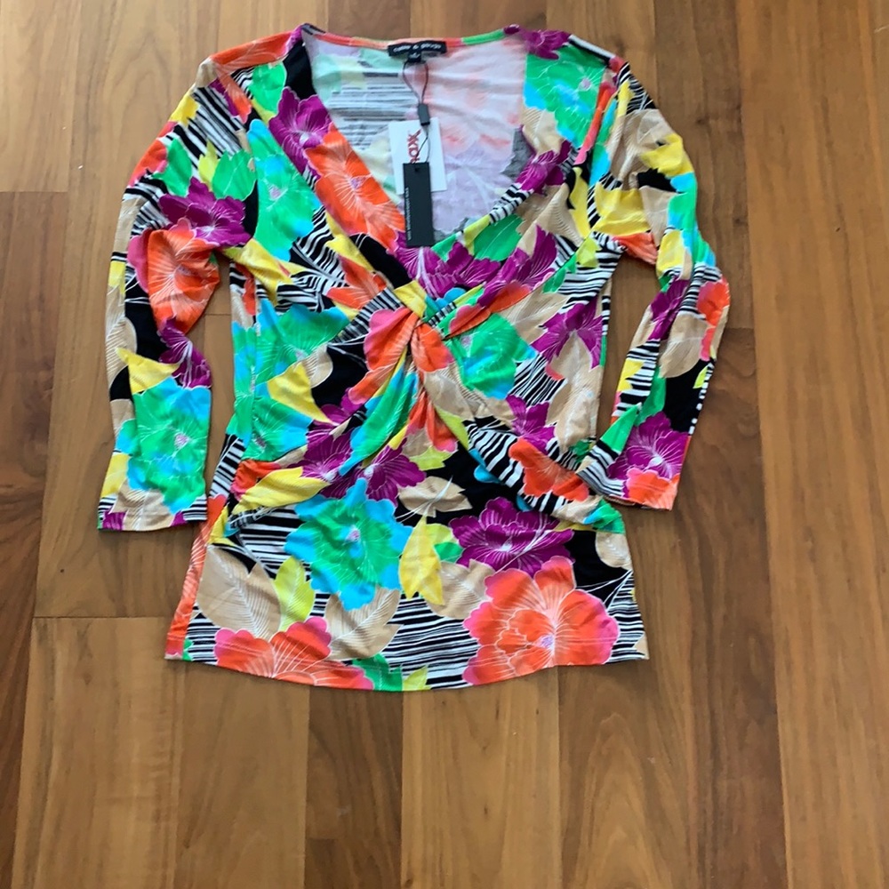 Liven it up with this new top with tags